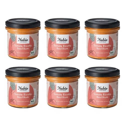 NABIO | Tomate Ricotta Basilikum I vegetarisch I (6 x 135g) von NABIO