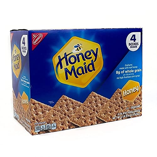 Nabisco Honey Maid Graham Crackers, Honig, 118 - 408 ml von Nabisco Honey Maid Grahams, 4 pk./14.4 oz