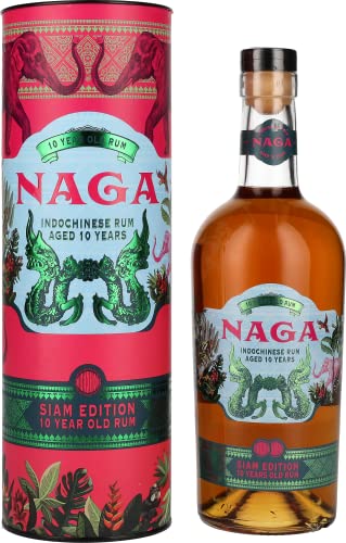 Naga 10 Years Old Asian Rum SIAM EDITION 40% Vol. 0,7l in Geschenkbox von Naga Rum