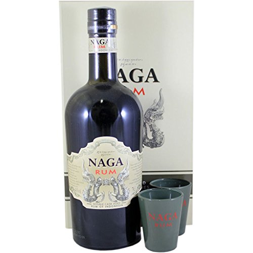 Naga Rum Cask Aged Geschenkpackung mit 2 Gläsern von Naga Rum