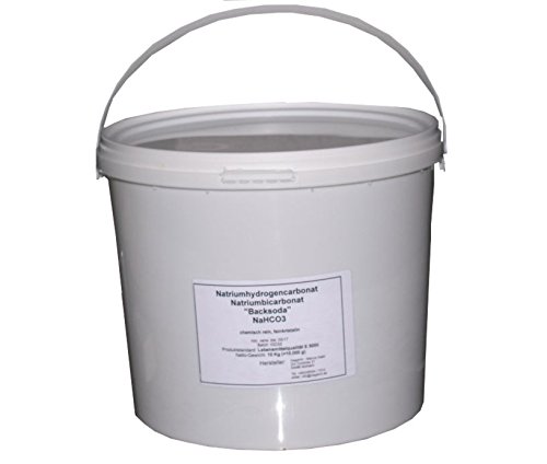 Natriumbicarbonat Natriumhydrogencarbonat (NaHCO3) 10 Kg, reine Lebensmittelqualität E500ii von Nagamil