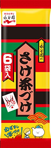 Nagatanien Japanischer Ochazuke, Lachs, 6 Mahlzeit Packung × 5 Packungen, Made in Japan von Nagatanien