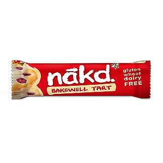 Bakewell Tart Nakd Rohfruchtnuss-Riegel je 35 g – Glutenweizen-Milchzuckerfrei (4 Stück) von Nakd