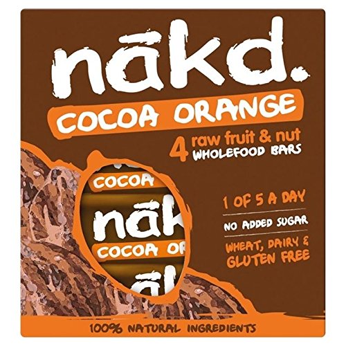 Nakd Frei Von Kakao Orange Multipack 4 X 35G - Packung mit 2 von Nakd