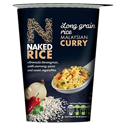 Naked Rice Malaysian Curry, langkörnig, 78 g von Naked