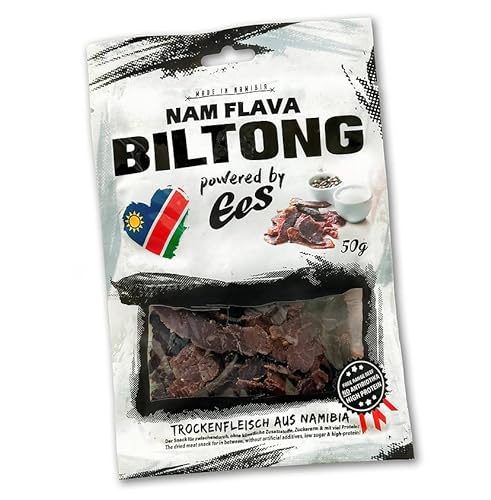 Nam Flava - Das Original Biltong aus Namibia - 50g (Trockenfleisch/Beef Jerky) von Nam Flava
