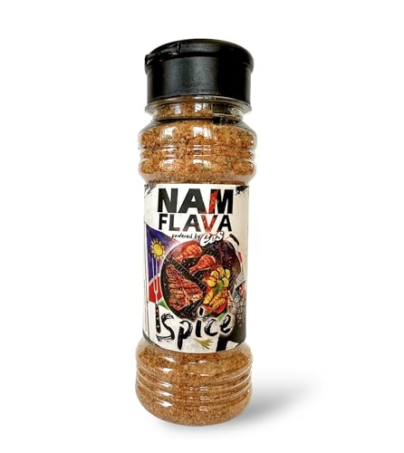 Nam Flava Gewürz von EES - Namibisches Grillgewürz mit naturreinem Meersalz | Koriander, Paprika, Petersilie, Knoblauch, Zwiebeln | 150 g von Nam Flava