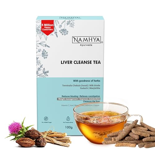 Namhya Foods Leberreinigungstee mit Harad-Mariendistel (100 g, 1 Stück) von Namhya