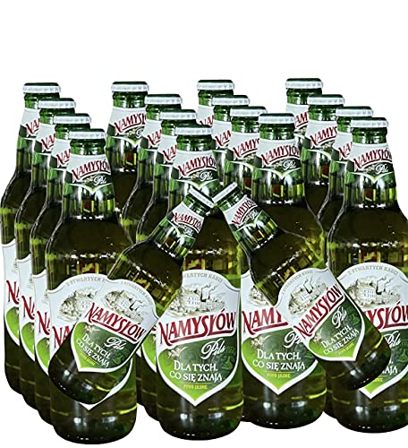 Namysłów 12x 0.5l Pils Bier 6% Alkohol | Flasche Bier Geschenk | Flaschenbier | Lagerbier Aus Polen von Namysłów