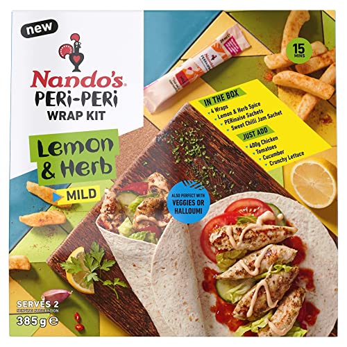 Nando'S Peri-Peri Wrap Kit Lemon & Herb mild 261G von Nando's