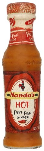 Nando's Hot Peri-Peri Sauce 125 ml, 6 Stück von Nando's