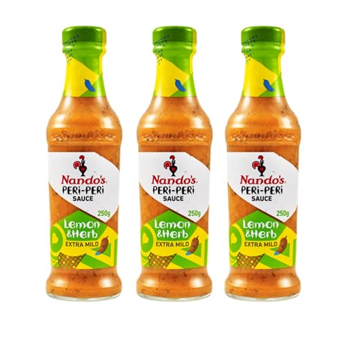 Nando's PERi-PERi Lemon & Herb Sauce Extra Mild Soße - 3x 250g von Nando's