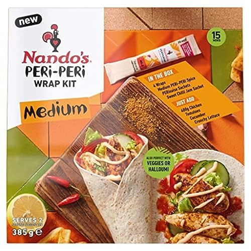 Nando's Peri Peri Wickelset, Medium, 260 g von Nando's