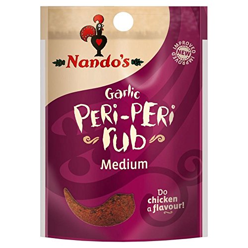 Nandos Garlic Peri Peri Rub Medium (25 g) - Packung mit 2 von Nando's