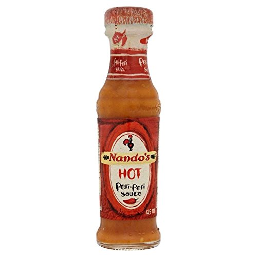 Nandos Hot Peri-Peri Sauce (125 ml) - Packung mit 6 von Nando's