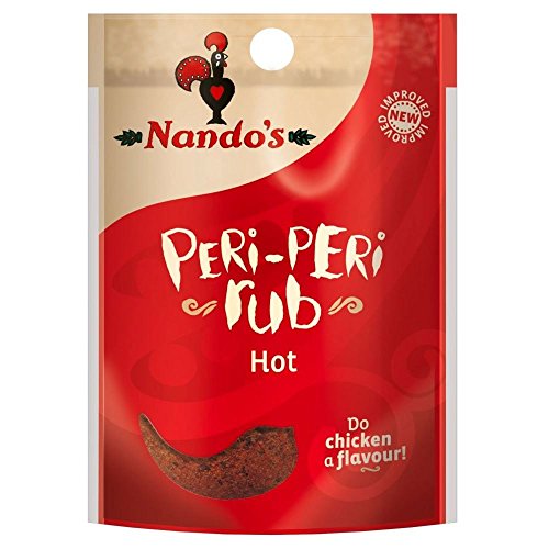 Nandos Hot Peri Peri Seasoning Rub (25 g) - Packung mit 2 von Nando's