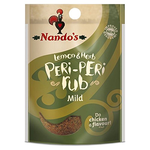 Nandos Lemon & Herb Peri Peri Rub Mild (25 g) - Packung mit 2 von Nando's