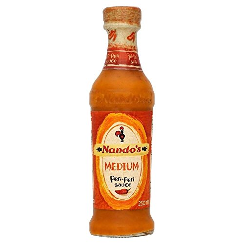 Nandos Medium Peri-Peri Sauce (250ml) - Packung mit 2 von Nando's