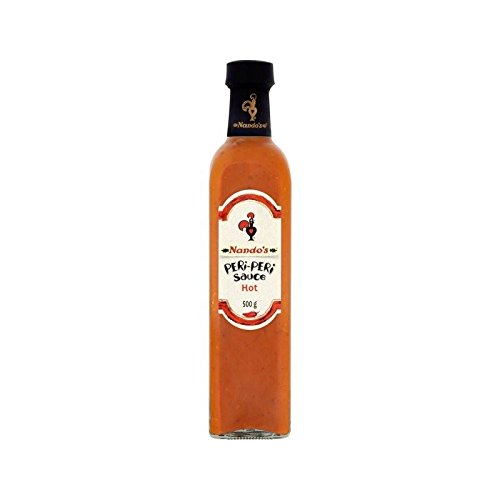 Nandos Peri-Peri Sauce Heiß 500G - Packung mit 2 von Nando's