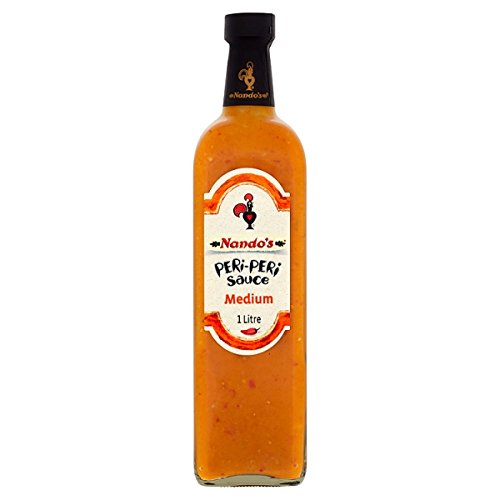 Nandos Peri-Peri Sauce Medium 1 Liter (Packung mit 6 x 1ltr) von Nando's