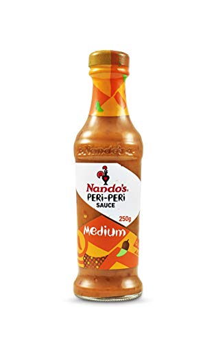 Nandos Peri Peri Sauce Medium 250ml Bottle - Nandos Peri-Peri So§e Mittelscharf 250ml Flasche Nandos Peri Peri Sauce Medium 250ml Bottle - Nandos Peri-Peri So§e Mittelscharf 250ml Flasche von Nando's