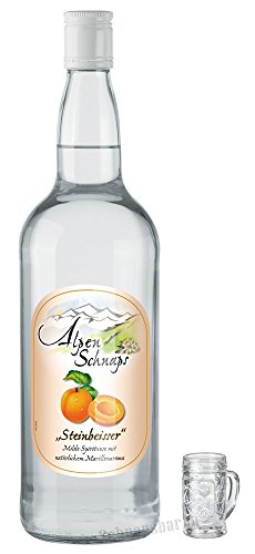 Alpenschnaps "Steinbeisser" Marille 1 Liter 35% incl. Stampl von Nannerl Alpenschnaps