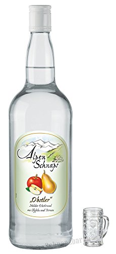 Alpenschnaps Steinbeisser "Obstler" 1,0l incl. Stampl von Nannerl Alpenschnaps