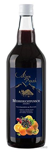 Nannerl Alpen Punsch Mehrfruchtpunsch alkoholfrei 1,0l Mehrfruchtsirup von WAHALAA