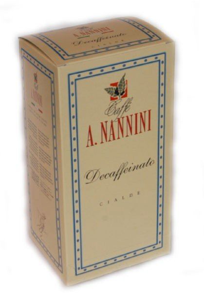 Nannini Espressopads entkoffeiniert von Nannini