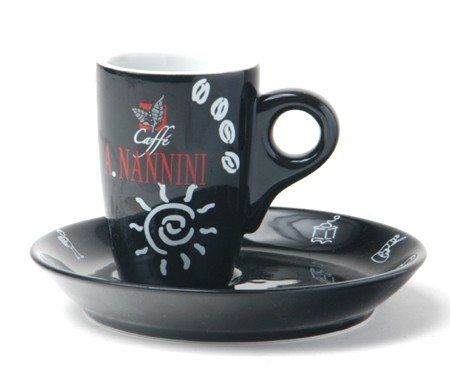 Nannini Espressotasse, asymetrisch schwarz Nannini Espressotasse, asymetrisch schwarz von Nannini