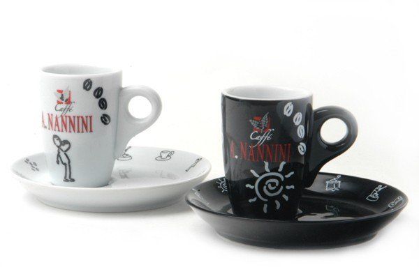 Nannini Espressotassen Black and White von Nannini