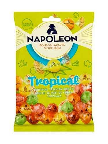 Napoleon Tropical Kogels Bonbons mit Brausefüllung 150 g Napoleon Tropical Kogels Bonbons mit Brausefüllung 150 g von Napoleon