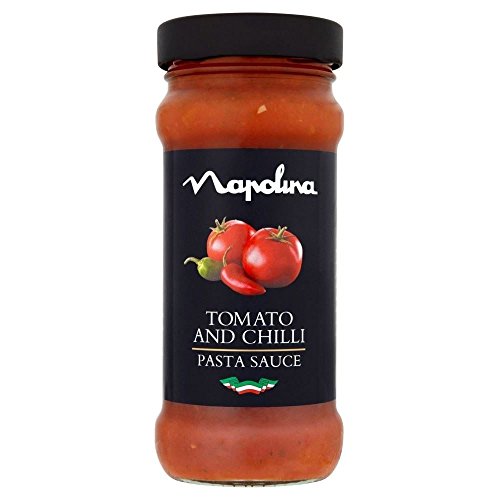 Napolina Tomaten und Chilli Pasta Sauce (350g) - Packung mit 2 von Napolina