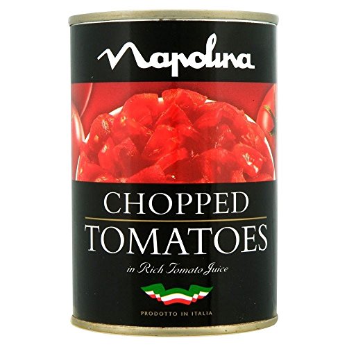Napolina gehackte Tomaten in Tomatensaft (400 g) - Packung mit 2 von Napolina