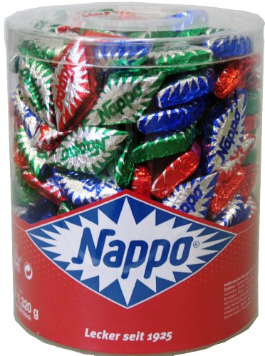 Nappo Klassiker Stueckartikel Dose - circa 200, 2er Pack (2 x 1.32 kg) von Nappo kl. in Dose 1320g