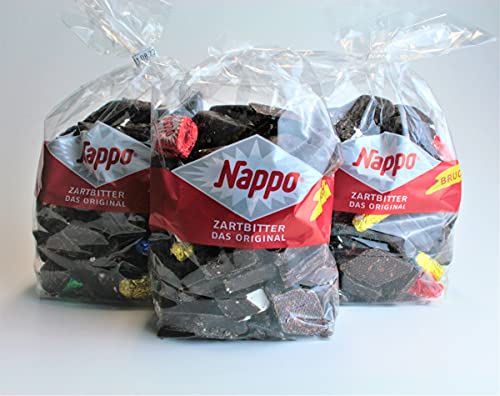 Nappo Zartbitter Bruch 3x500g von Nappo