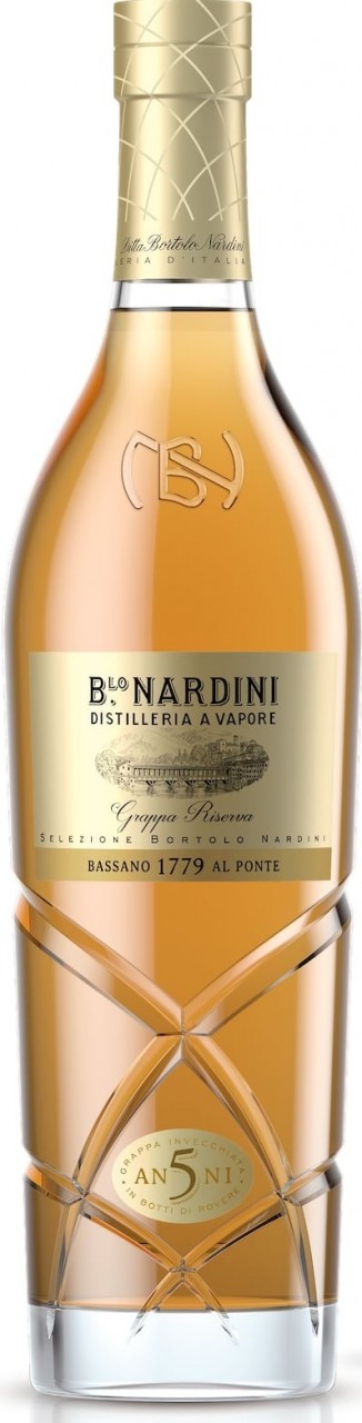 Nardini Grappa Riserva Selezione 5 in Holzkiste von Nardini Grappa