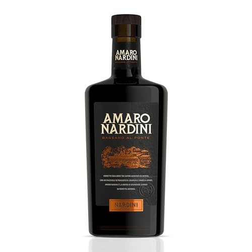 NARDINI Amaro 29% vol. - italienischer brauner Kräuterlikör, nach traditioneller Rezeptur hergestellt - mit Enzianwurzel, Bitter-Orange und Pfefferminze (1 x 0,7l) NARDINI Amaro 29% vol. - italienischer brauner Kräuterlikör, nach traditioneller Rezeptur hergestellt - mit Enzianwurzel, Bitter-Orange und Pfefferminze (1 x 0,7l) von Nardini