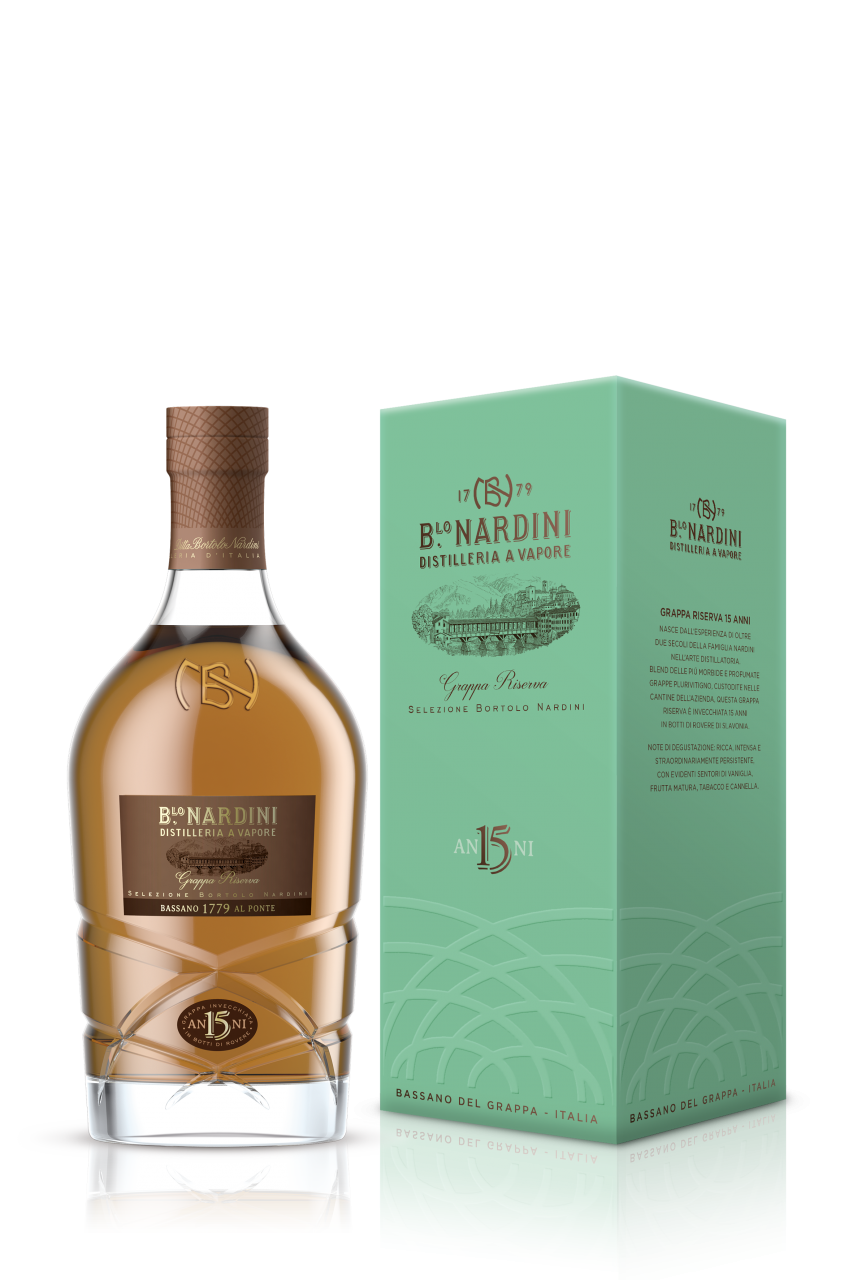 Nardini Grappa Riserva 15 anni, 0,7 l von Nardini Grappa