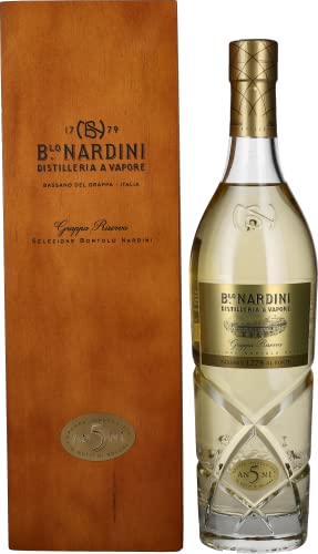 Nardini Grappa Riserva 5 ANNI 42% Vol. 0,7l in Holzkiste Nardini Grappa Riserva 5 ANNI 42% Vol. 0,7l in Holzkiste von Nardini