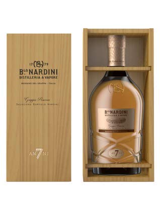 Nardini Selezione"Grappa Riserva 7 anni" in holzbox 70 cl 45% vol. … von Nardini