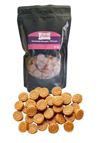 Naschig Karamell- Nougat Münzen/gefüllte Bonbons 800g Naschig Karamell- Nougat Münzen/gefüllte Bonbons 800g von Naschig