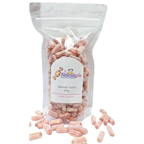 Naschig Rhabarber & Vanille Bonbons 400g Naschig Rhabarber & Vanille Bonbons 400g von Naschig