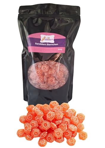 Naschig Sanddorn Sternchen Bonbons, ungefüllt 800g von Naschig