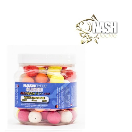 Nash Rainbow Pop Ups White Chocolate 15mm 100g Nash Rainbow Pop Ups White Chocolate 15mm 100g von Nash