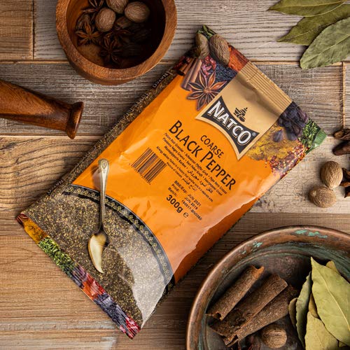 Natco Foods Cracked Black Pepper 300 g - Chili Wizards Natco Foods Cracked Black Pepper 300 g - Chili Wizards von Natco