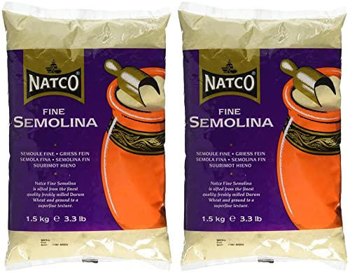 Natco Grieß fein, 1,5 kg, 2 Stück Natco Grieß fein, 1,5 kg, 2 Stück von Natco