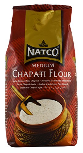 Natco Chapati Mehl, mittelgroß, 2 x 1,5 kg von Natco