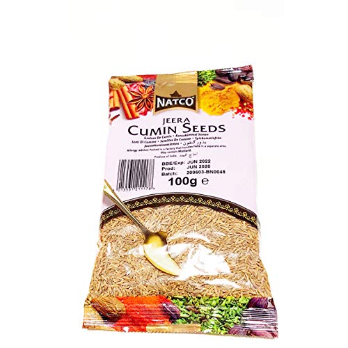 Natco Cumin Seeds 100g - Natco Kreuzkümmelsamen 100g Natco Cumin Seeds 100g - Natco Kreuzkümmelsamen 100g von Natco