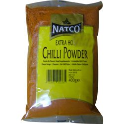 Natco Chili Pulver extra heiß 400g von Natco